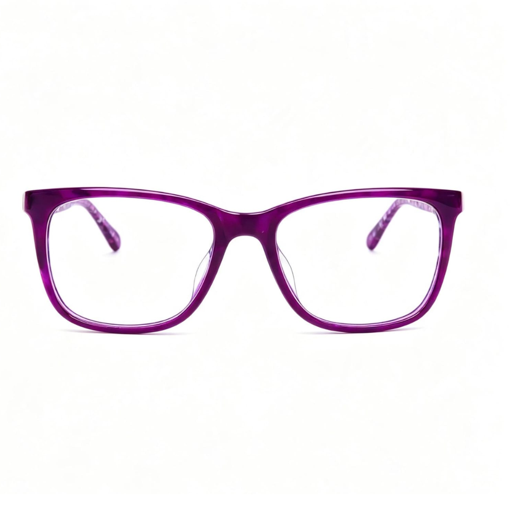 Óculos Feminino Suave Roxo Translúcido Lucky Brand