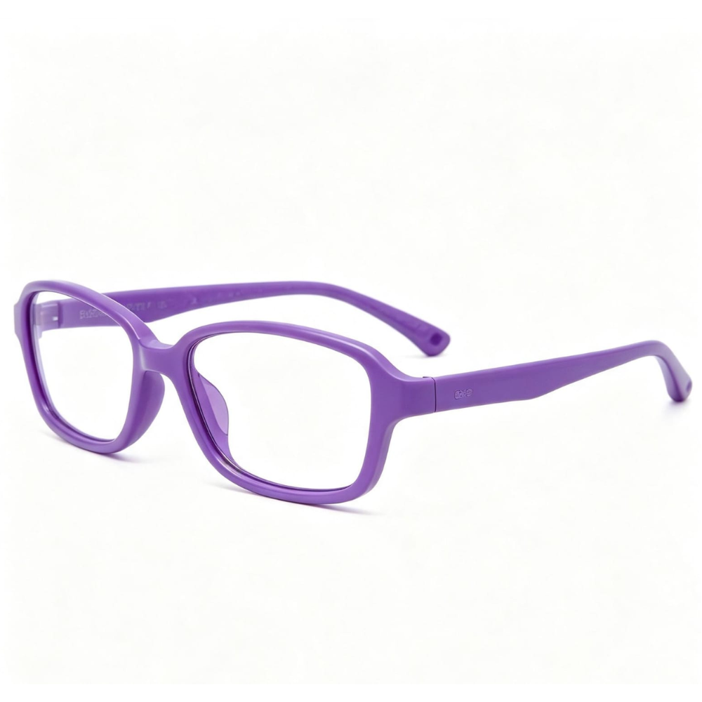 Óculos Infantil Retangular Roxo-Lavanda em TR90 - Imagem 2