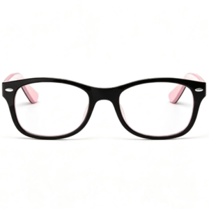 Óculos Infantil/Juvenil Ray-Ban Wayfarer Preto com Rosa