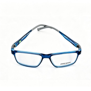 Óculos Infantil Retangular Esportivo Azul Transparente Mirmak