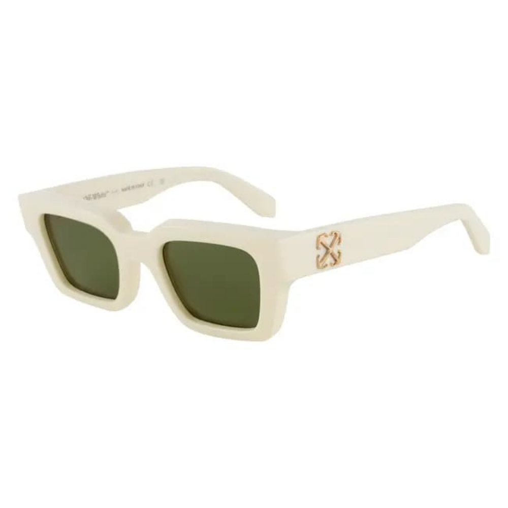 Óculos de Sol Off-White Virgil — Branco com Lentes Verdes - Imagem 2