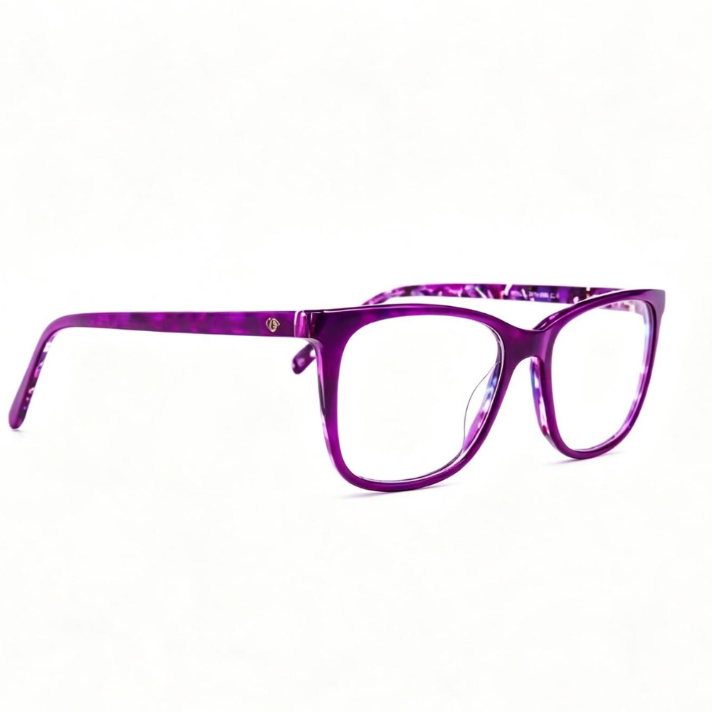 Óculos Feminino Suave Roxo Translúcido Lucky Brand - Imagem 2