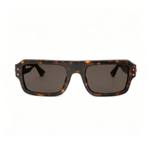 Óculos de Sol Retangular Grosso Tartaruga — Ray-Ban RB2225