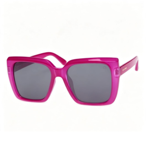 Óculos de Sol Quadrado Rosa Fúcsia — Chillbeans