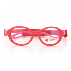 Óculos Infantil Redondo Vermelho para Bebês e Crianças Pequenas Trunks