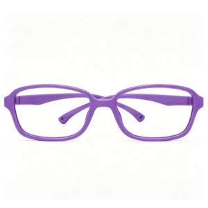 Óculos Infantil Retangular Roxo-Lavanda em TR90