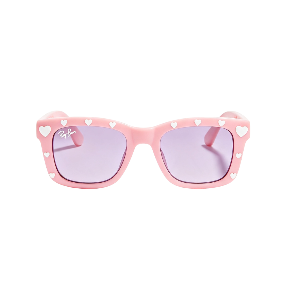 Ray-Ban — Junior Square Hearts — Rosa