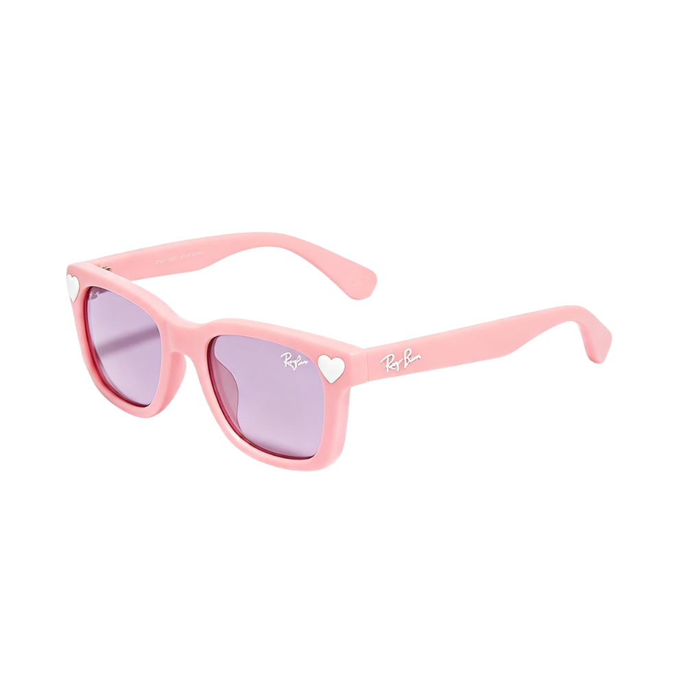Ray-Ban — Junior Square Hearts — Rosa - Imagem 2